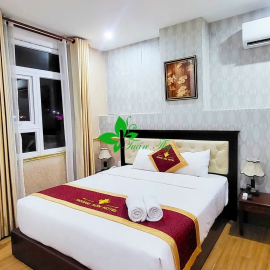Bộ chăn ga Vải trắng trơn T300 80/20 Cotton Satin