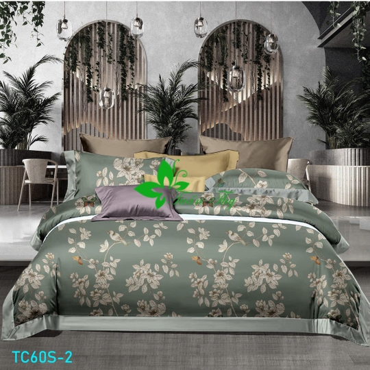 Mã 003 Tencel 60s LUXURY- VINTAGE FLORAL