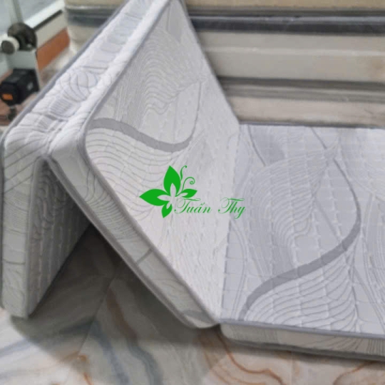 NỆM FOAM GẤP 3 KHÚC  - THÀNH NỆM CAO 10CM