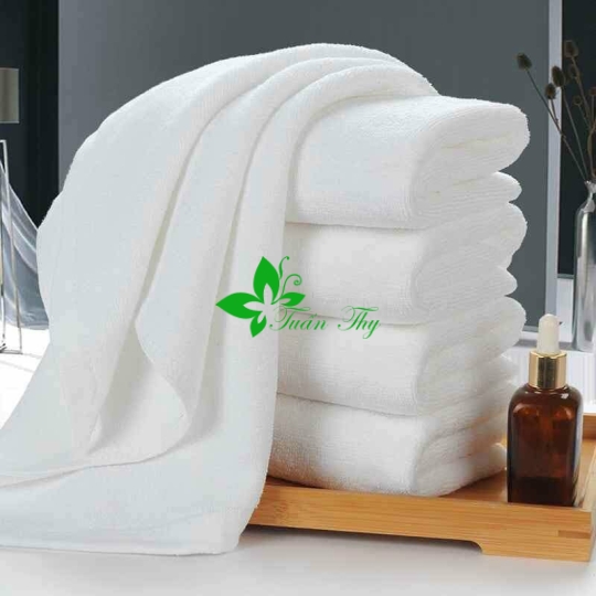 Khăn tắm khách sạn 100% Cotton dệt logo