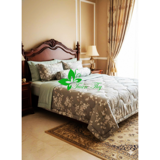 Mã 003 Tencel 60s LUXURY- VINTAGE FLORAL