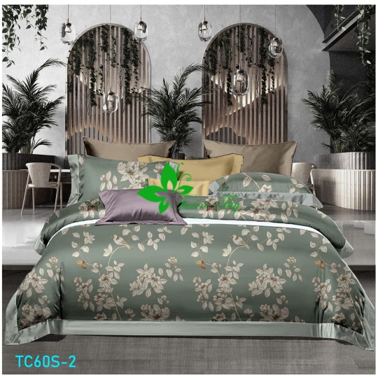 Mã 003 Tencel 60s LUXURY- VINTAGE FLORAL