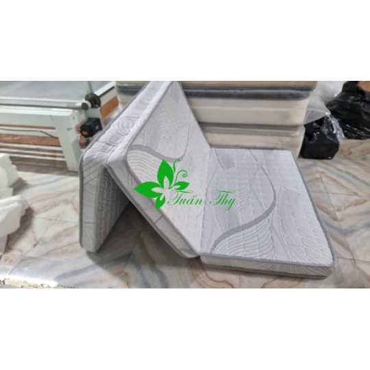 NỆM FOAM GẤP 3 KHÚC  - THÀNH NỆM CAO 10CM