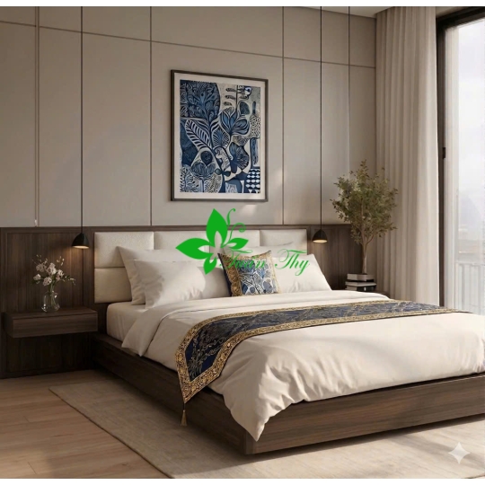 Chăn ga vải T250 trắng trơn cottonsatin 50/50