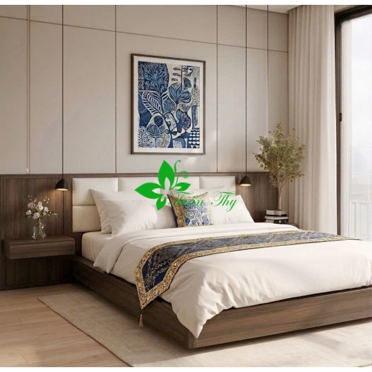 Chăn ga vải T250 trắng trơn cottonsatin 50/50